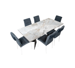 ALDO Dining Set: table + 6 chairs