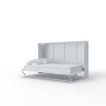 Contempo Horizontal Wall Bed with LED, Full Size Murphy bed