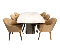 CALIMERO Dining Set: table + 6 chairs