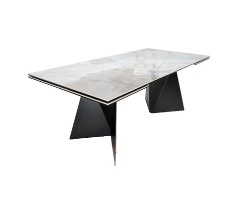 ALDO Extendable Dining Table with ceramic top