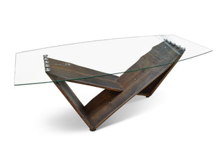 Glass top Dining Table WINNIE