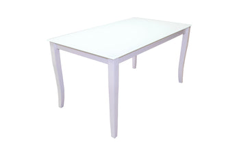 Glass Top Dining Table With Extension LETIZIA