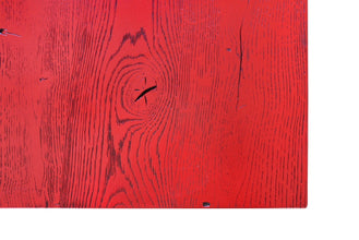 Solid Wood Dining Table ATERS RED