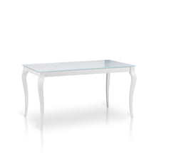 Glass Top Dining Table With Extension PRESSO