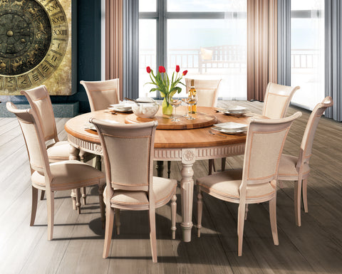 Solid Wood Round Dining Table BALI