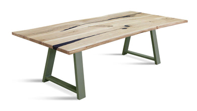 Solid Wood Dining Table RUBAN-AL