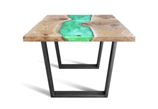 Solid Wood Dining Table RUBAN-UN