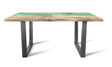 Solid Wood Dining Table RUBAN-UN