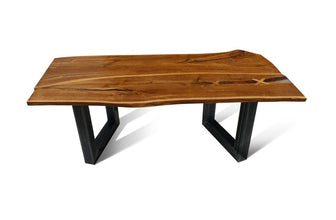 Solid Wood Dining Table RUBAN-U