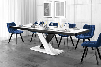 Dining Table with Extension LENON LUX